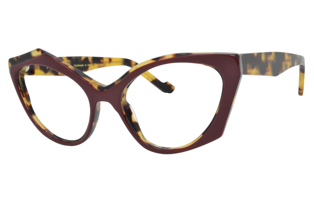 GALLO Porta occhiali unisex pelle nera righe multicolor AP513773